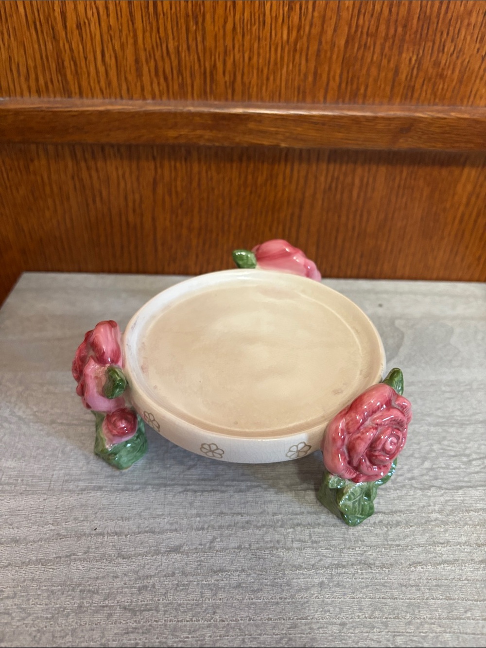Rose candle holder